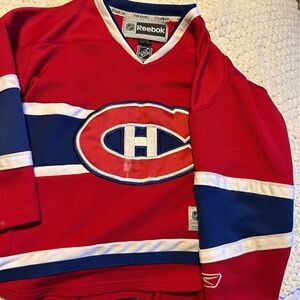 Reebok Red and Blue Hockey Jersey As is